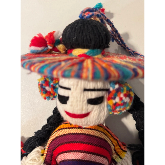 Girls Multicolor Black Yarn Doll One Size Toy - Picture 2 of 10